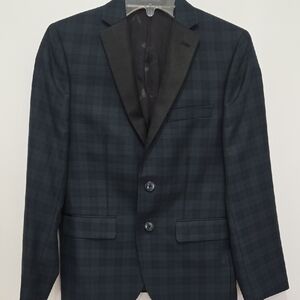 Lauren Ralph Lauren Kids Plaid Blazer Green and Blue Size 14R